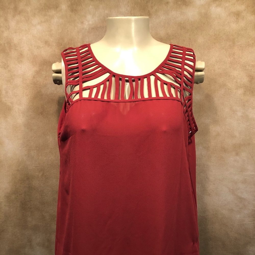 Burnt Orange Top, 2X by Perch